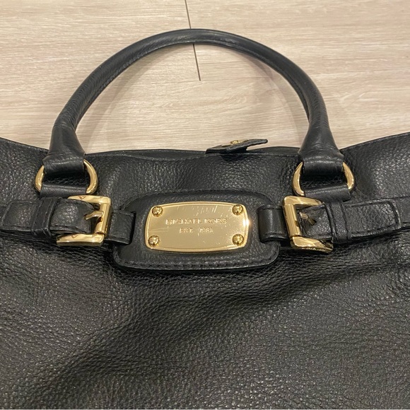 Michael Kors Pebbled Leather Satchel - Picture 10 of 11